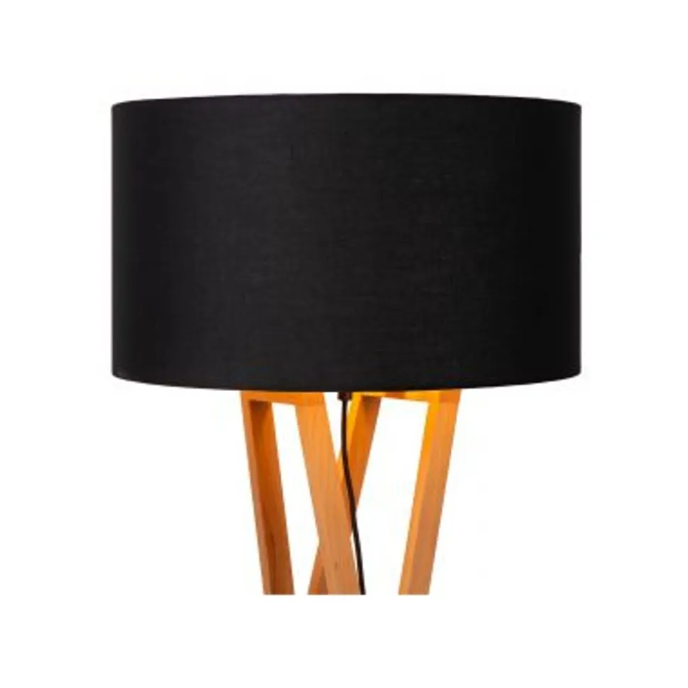 Lucide TRAFALGA. Vloerlamp-Nature.-1xE27-40W-Linnen