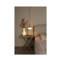 Lucide TREVOR Hanglamp-Opaal-Ø20-1xG9-40W-Glas