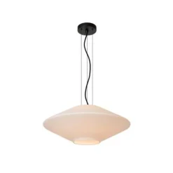 Lucide TREVOR Hanglamp-Opaal-Ø50-1xE27-60W-Glas