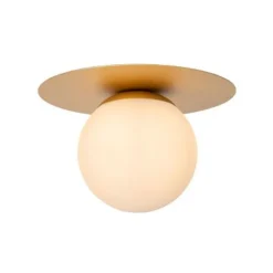 Lucide TRICIA Plafonnière-Mat Go.-Ø25-1xE27-15W-Metaal