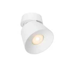 Lucide TRIGONO Plafondspot-Wit-Ø10,5-1xGU10-50W-Metaal