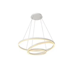 Lucide TRINITI - Hanglamp - Ø 80 cm - LED Dimb. - 3000K - Wit