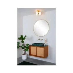 Lucide TRUDY Plafonnière Badk.-Mat Go.-Ø28-3xG9-40W-IP44