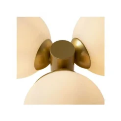 Lucide TRUDY Plafonnière Badk.-Mat Go.-Ø28-3xG9-40W-IP44