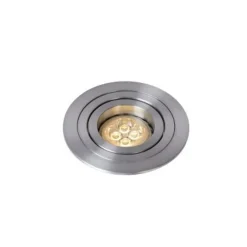 Lucide TUBE - Inbouwspot - Ø 9 cm - 1xGU10 - Mat chroom