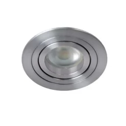 Lucide TUBE - Inbouwspot - Ø 9 cm - 1xGU10 - Mat chroom