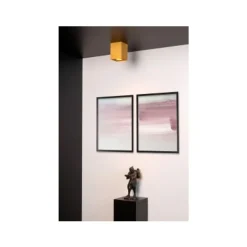 Lucide TUBE - Plafondspot - 1xGU10 - Mat Goud / Messing