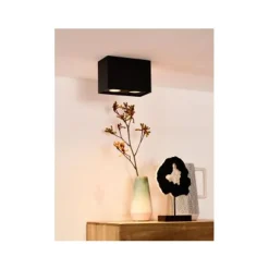 Lucide TUBE - Plafondspot - 2xGU10 - Zwart