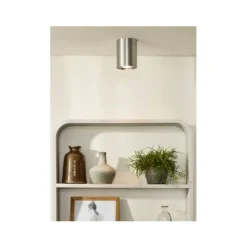 Lucide TUBE - Plafondspot - Ø 9,6 cm - 1xGU10 - Mat chroom