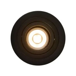 Lucide TUBE Spot Inbouw Rond D9cm GU10 excl Zwart