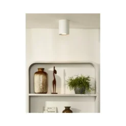 Lucide TUBE Spot Opbouw GU10 Rond D9.6 H12.5cm Wit