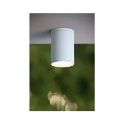 Lucide TUBIX - Plafondspot Buiten - Ø 10,8 cm - 1xE27 - IP54 - Wit