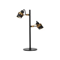 Lucide TUNDRAN Tafellamp-Zwart-2xGU10-5W-Metaal