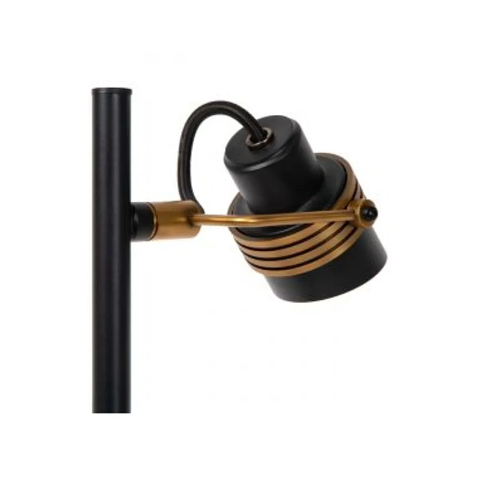 Lucide TUNDRAN Tafellamp-Zwart-2xGU10-5W-Metaal