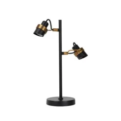 Lucide TUNDRAN Tafellamp-Zwart-2xGU10-5W-Metaal