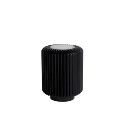 Lucide TURBIN - Tafellamp - Ø 10,6 cm - LED - 1x5W 3000K - Zwart