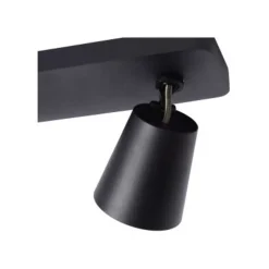 Lucide TURNON - Plafondspot - LED Dim to warm - GU10 - 2x5W 2200K/3000K - Zwart Lucide