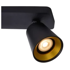 Lucide TURNON - Plafondspot - LED Dim to warm - GU10 - 3x5W 2200K/3000K - Zwart Lucide