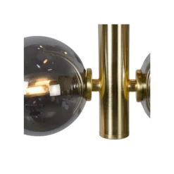Lucide TYCHO - Hanglamp - Ø 25,5 cm - 6xG9 - Mat Goud / Messing