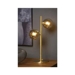 Lucide TYCHO - Tafellamp - 2xG9 - Mat Goud / Messing