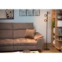 Lucide TYCHO - Vloerlamp - 4xG9 - Zwart