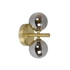 Lucide TYCHO - Wandlamp - 2xG9 - Mat Goud / Messing