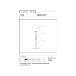 Lucide TYON Tafellamp Buiten-Groen-LED Dimb.-2W