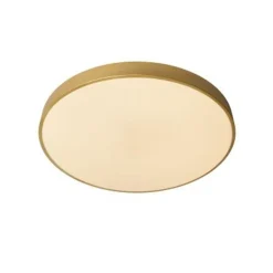 Lucide UNAR Plafonnière-Mat Go.-Ø60-LED Dimb.-60W-2700K
