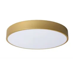 Lucide UNAR Plafonnière-Mat Go.-Ø39,5-LED Dimb.-24W-2700K