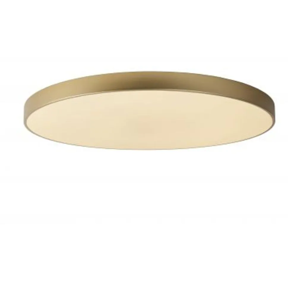 Lucide UNAR Plafonnière-Mat Go.-Ø80-LED Dimb.-80W-2700K