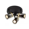 Lucide UPTON Plafondspot-Fumé-3xGU10-40W-Glas