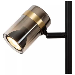 Lucide UPTON Vloerlamp-Fumé-3xGU10-40W-Glas