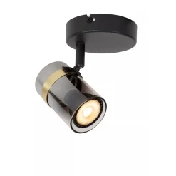 Lucide UPTON Wandspot-Fumé-1xGU10-40W-Glas