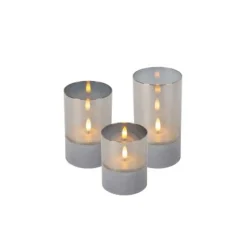 Lucide VELAS Tafellamp-Fumé-LED-Glas