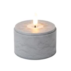 Lucide VELAS Tafellamp-Fumé-LED-Glas