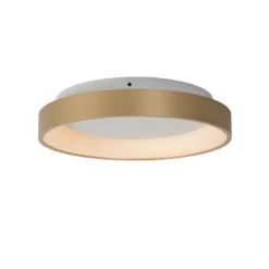 Lucide VIDAL - Plafonnière - Ø 28 cm - LED Dimb. - 1x21W 2700K - Mat Goud / Messing Lucide