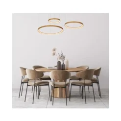 Lucide VIDAL Hanglamp-Mat Go.-Ø78-LED Dimb.-120W-2700K