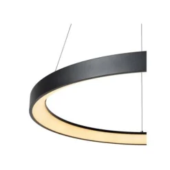 Lucide VIDAL Hanglamp-Zwart-Ø58-LED Dimb.-48W-2700K