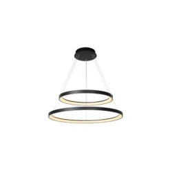 Lucide VIDAL Hanglamp-Zwart-Ø78-LED Dimb.-92W-2700K
