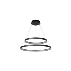 Lucide VIDAL Hanglamp-Zwart-Ø78-LED Dimb.-92W-2700K