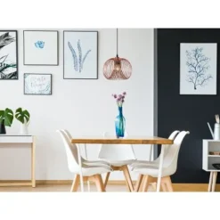 Lucide VINTI - Hanglamp - Ø 30 cm - 1xE27 - Koper