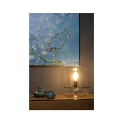 Lucide VITRO Tafellamp-Transp.-Ø35-1xE27-60W-Glas
