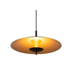 Lucide VULCAN Hanglamp-Zwart-Ø47-LED Dimb.-9W-3000K-Staal