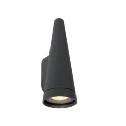 Lucide WIZARD Wandlamp Buiten-Antrac.-LED Dimb.-1xGU10