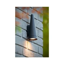 Lucide WIZARD Wandlamp Buiten-Antrac.-LED Dimb.-1xGU10