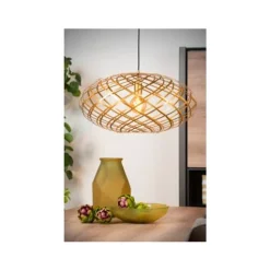 Lucide WOLFRAM - Hanglamp - Ø 65 cm - 1xE27 - Mat Goud / Messing