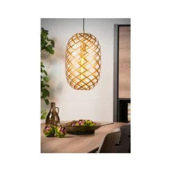 Lucide WOLFRAM - Hanglamp - Ø 32 cm - 1xE27 - Mat Goud / Messing