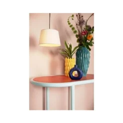 Lucide WOOLLY Hanglamp-Beige-Ø28-1xE27-60W-Katoen