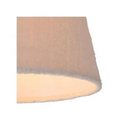 Lucide WOOLLY Hanglamp-Beige-Ø28-1xE27-60W-Katoen