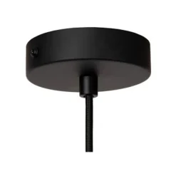 Lucide WOOLLY Hanglamp-Roze-Ø28-1xE27-60W-Katoen